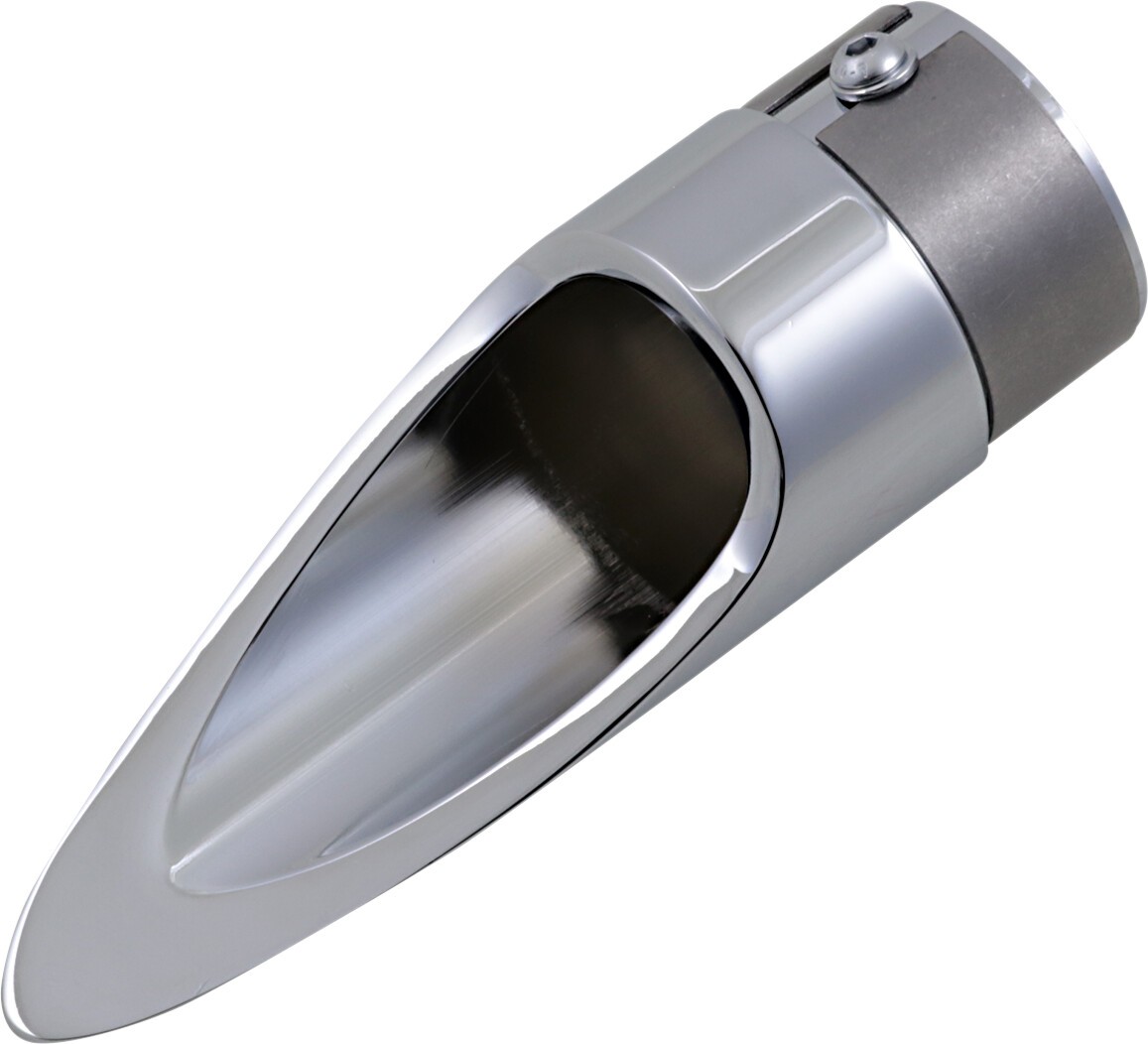 Baron Custom Accessories Family Jewel Exhaust Tip Scalloped Chrome BA-1100-01