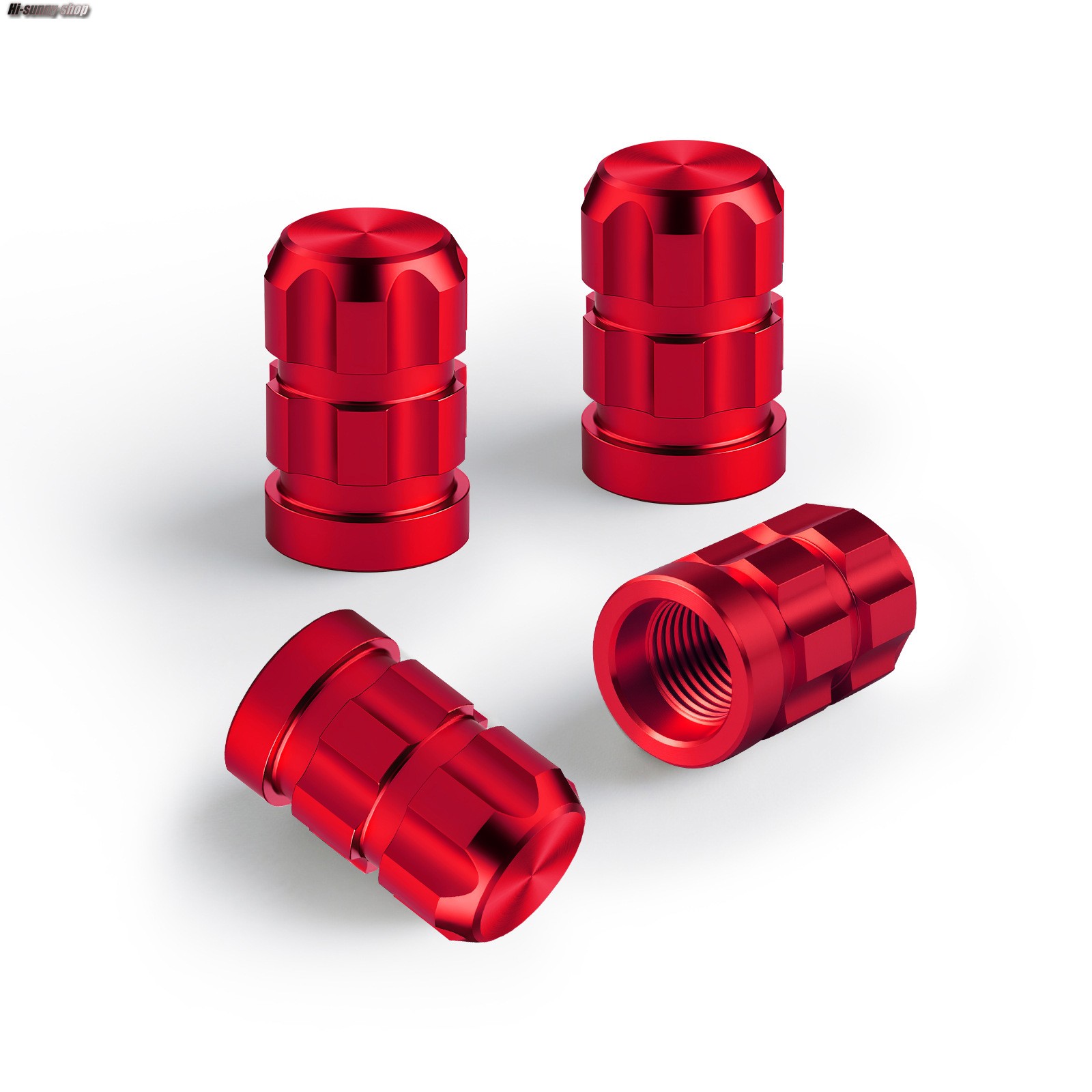 CNC Car Motorcycle Bike Valve Core Cap Tires Gas Nozzle Cover Aerated Mouth Cup