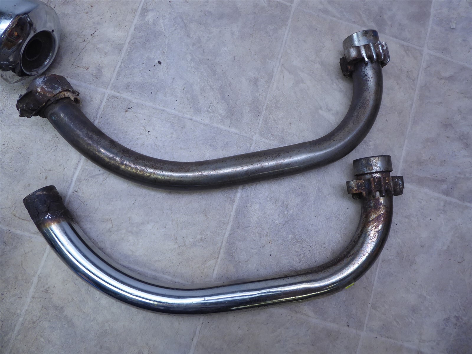 1982 Suzuki GS850G GS850 S989) chrome exhaust headers muffler pipes set