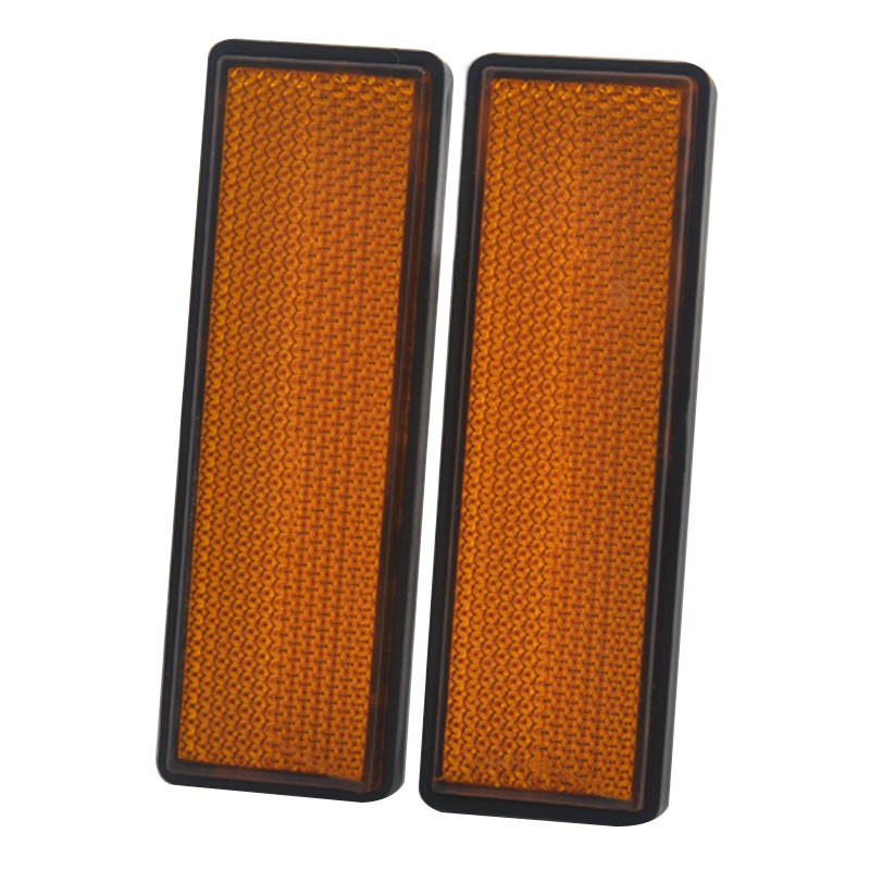 Motorcycle Universal Yellow Front Fork Leg Reflectors for Ducati Dirt Bikes ATV