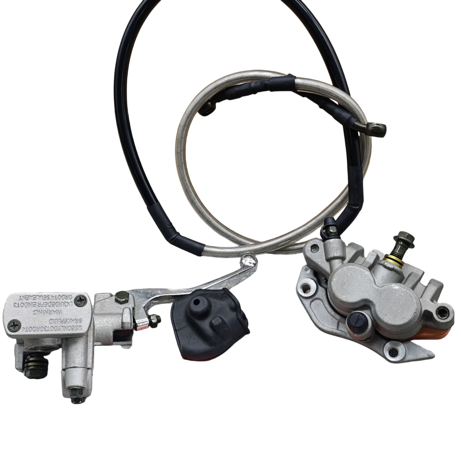 NEW Front Brake Caliper Master Cylinder w/Hose For Honda CRF 250R 2004-2017 US