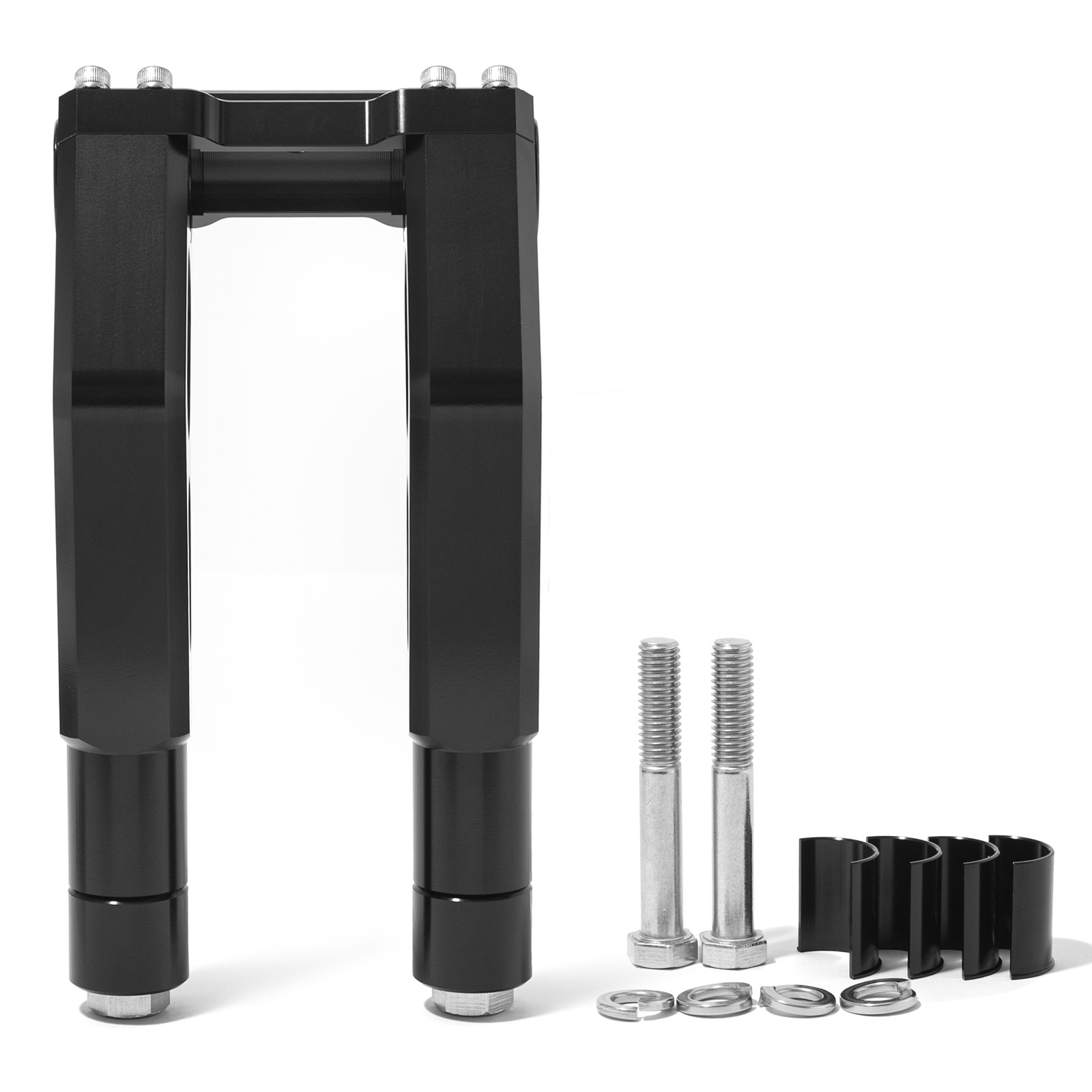 Pullback 7″ 8″ Riser Clamp For Harley Club Style 1″ 1.25″ 1-1/8″bar Dyna Softail