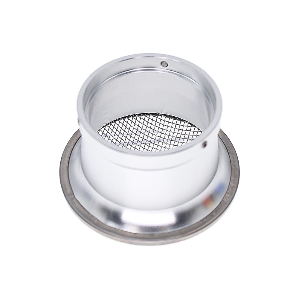 50mm Silver Velocity Stack with Mesh for PWK21-30 Carburetor Air Filter Cup Carb