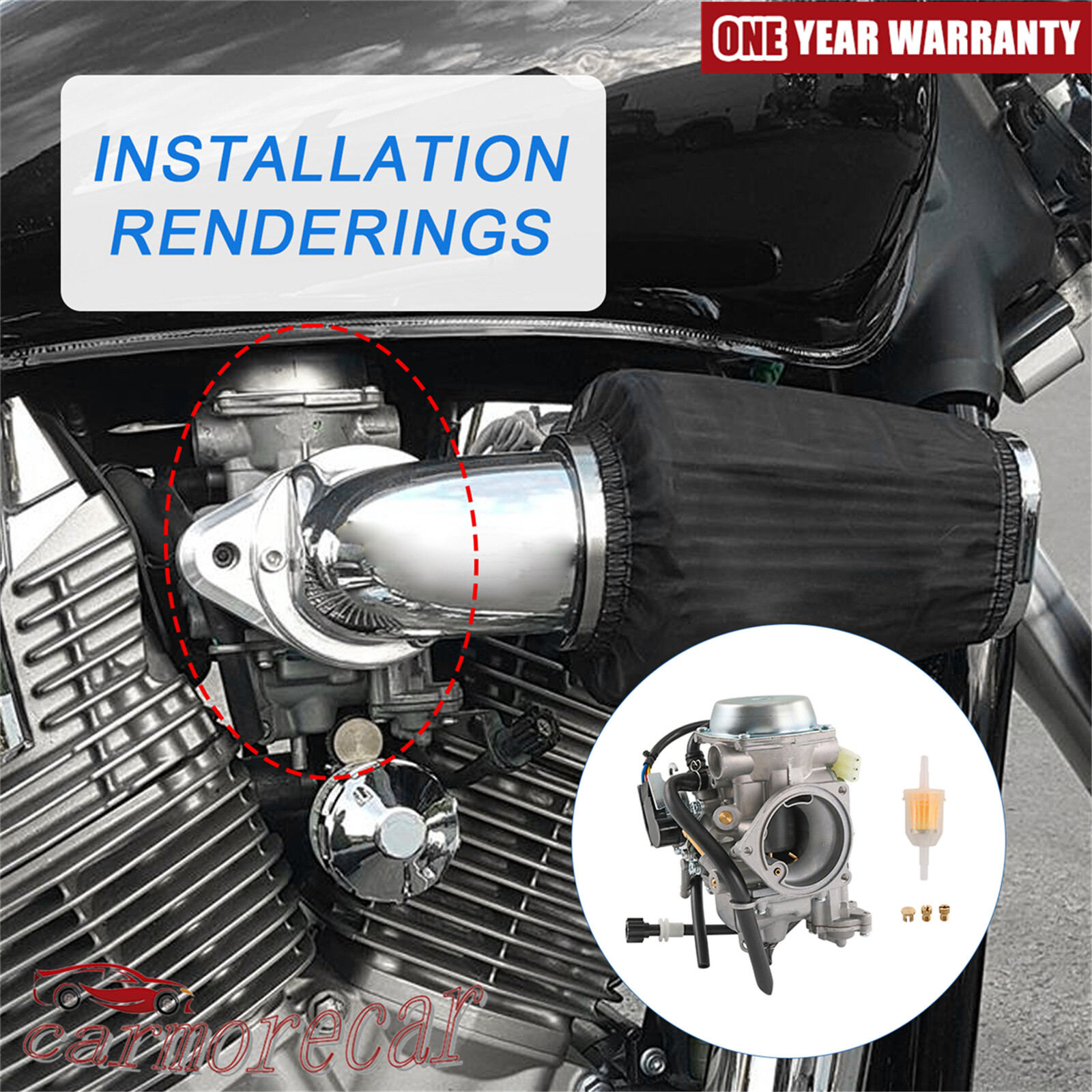 Carburetor 16100-MEA-901 for Honda VTX1300 VTX1300C VTX1300R VTX1300S VTX1300T