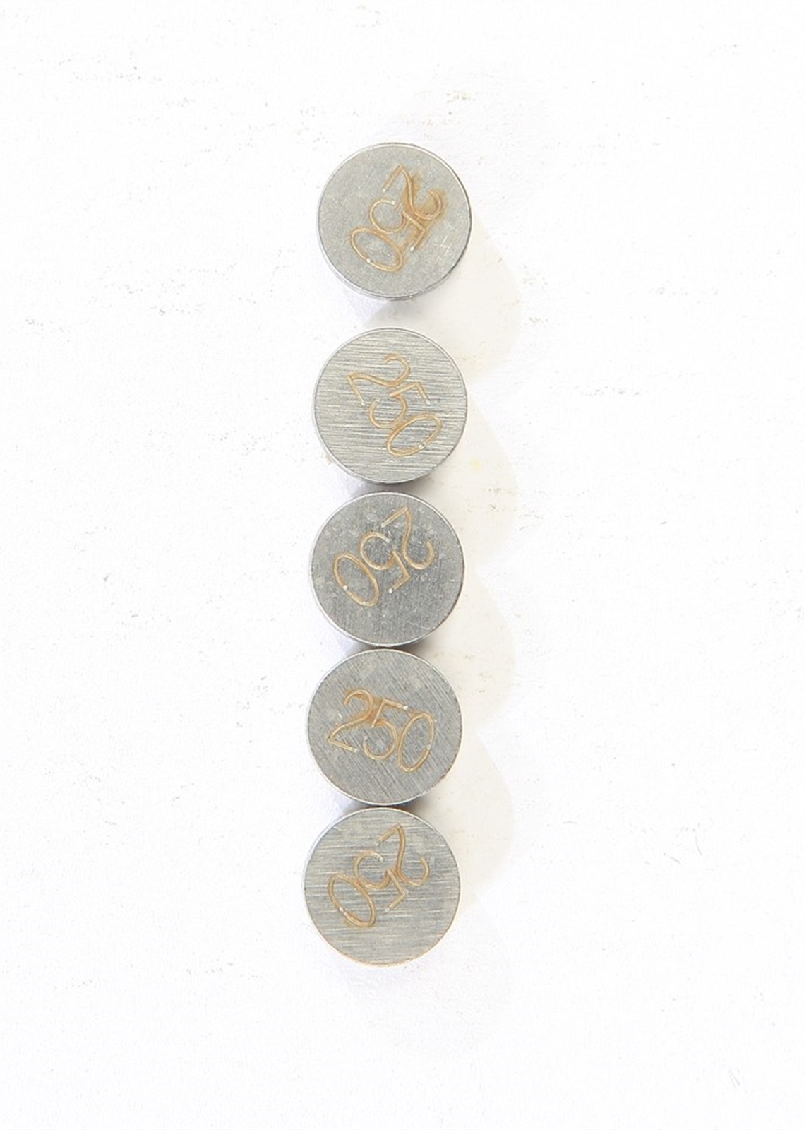 K&L Supply – 13-6749 – 7.50mm Valve Shim Refill, 2.50mm (5 Pack)