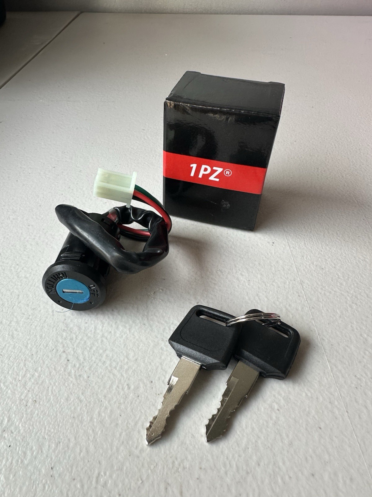 1PZ Ignition Key Switch Lock Assembly w/ 2 Keys New Sealed Motorcycle ATV UTV