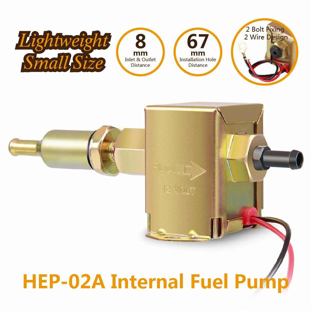 Universal 4-7 PSI 12V Low Pressure Electric Fuel Pump for Ford Oil Petrol Diesel