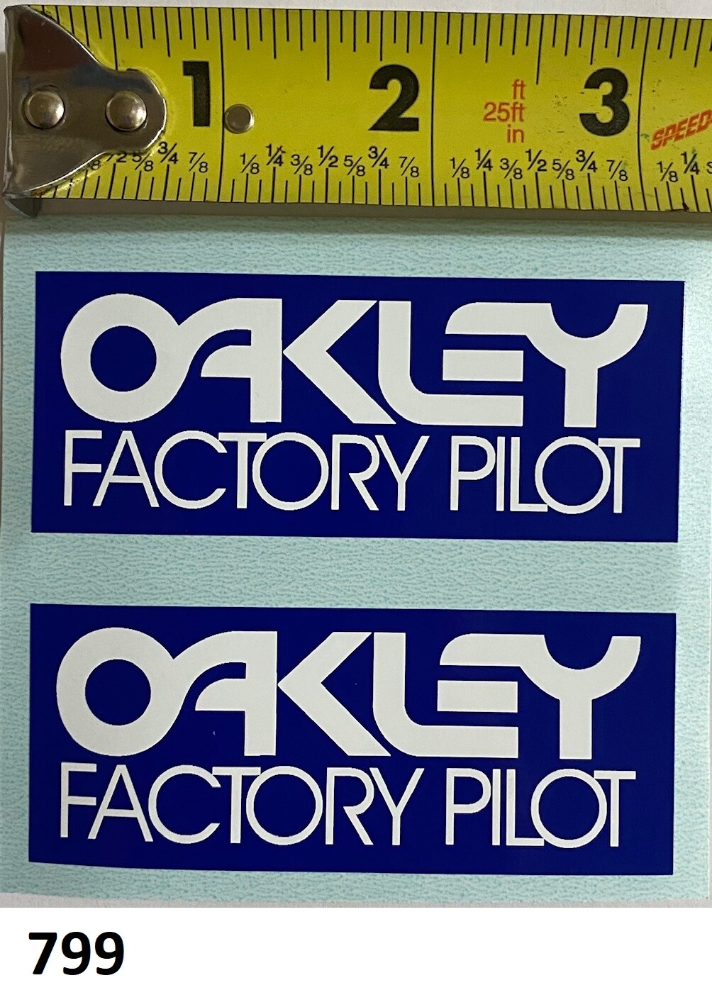 2! Oakley Factory Pilot sticker Vintage RH RM RN KX SR 125 250 400 500 VMX AHRMA