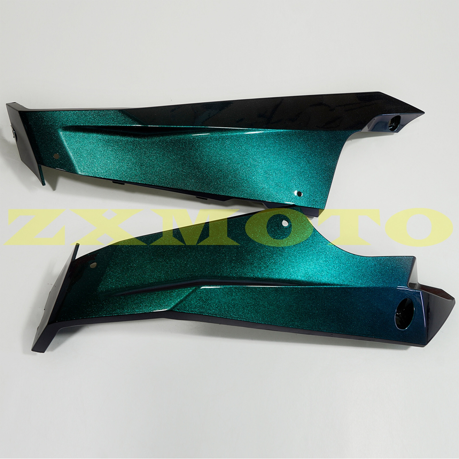 Green Blue Chameleon Fairing Kit For Kawasaki Ninja 400 2018-2023 +Tank Cover
