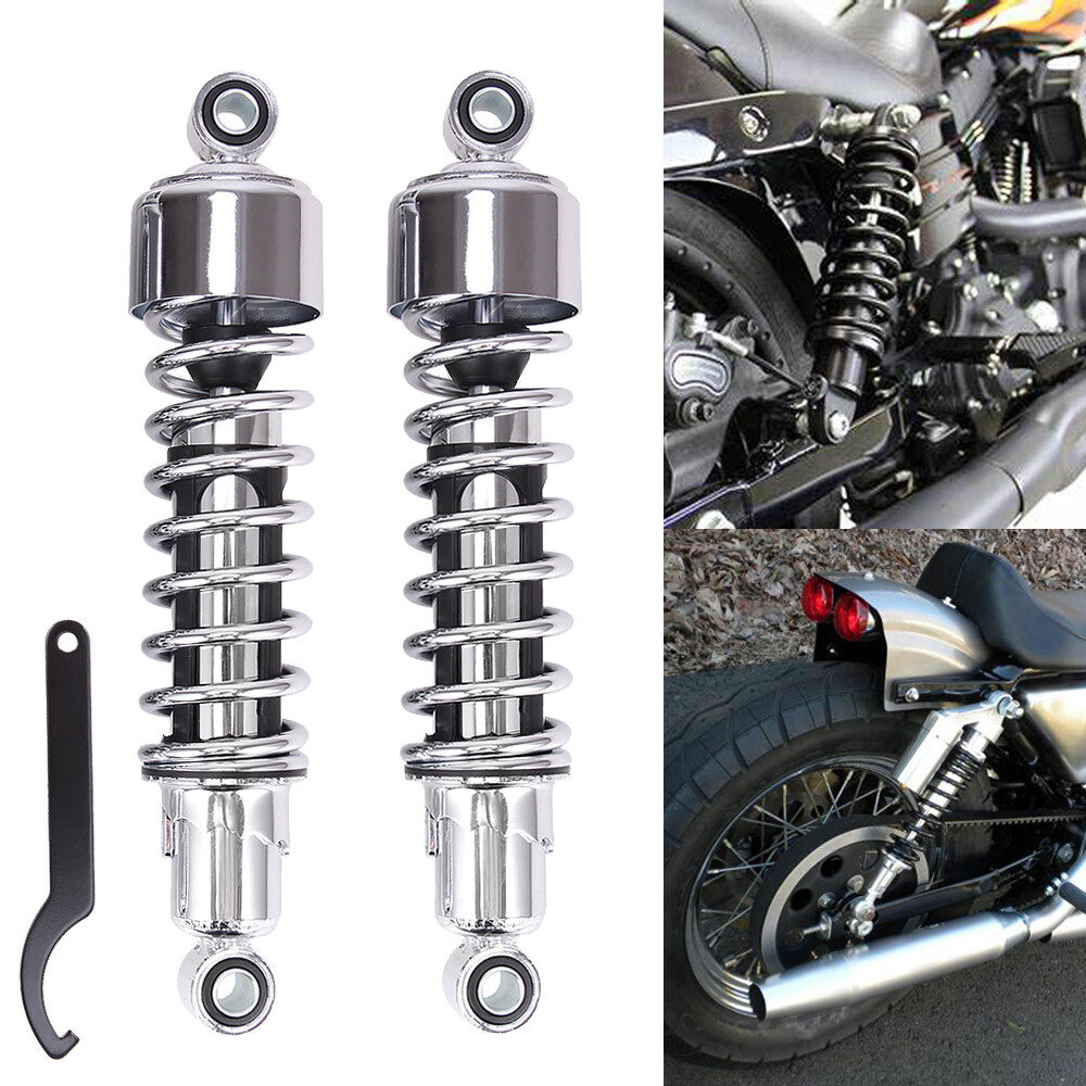 11.75″ Lowering Rear Shock Absorber For Harley Dyna / Glide / Sportster 883 FXR