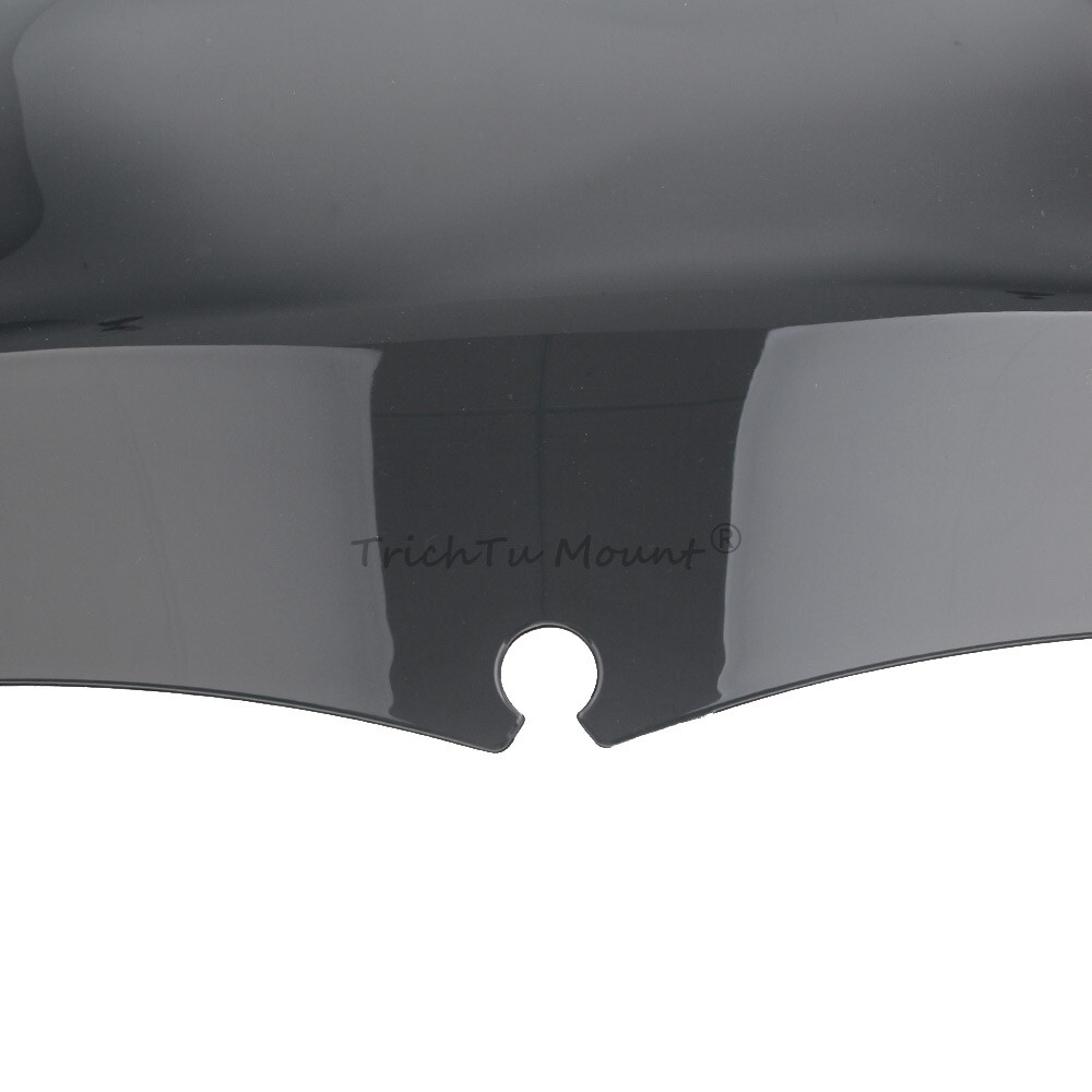 9″ Wave Windshield Windscreen For Harley Touring Ultra Classic Electra Glide