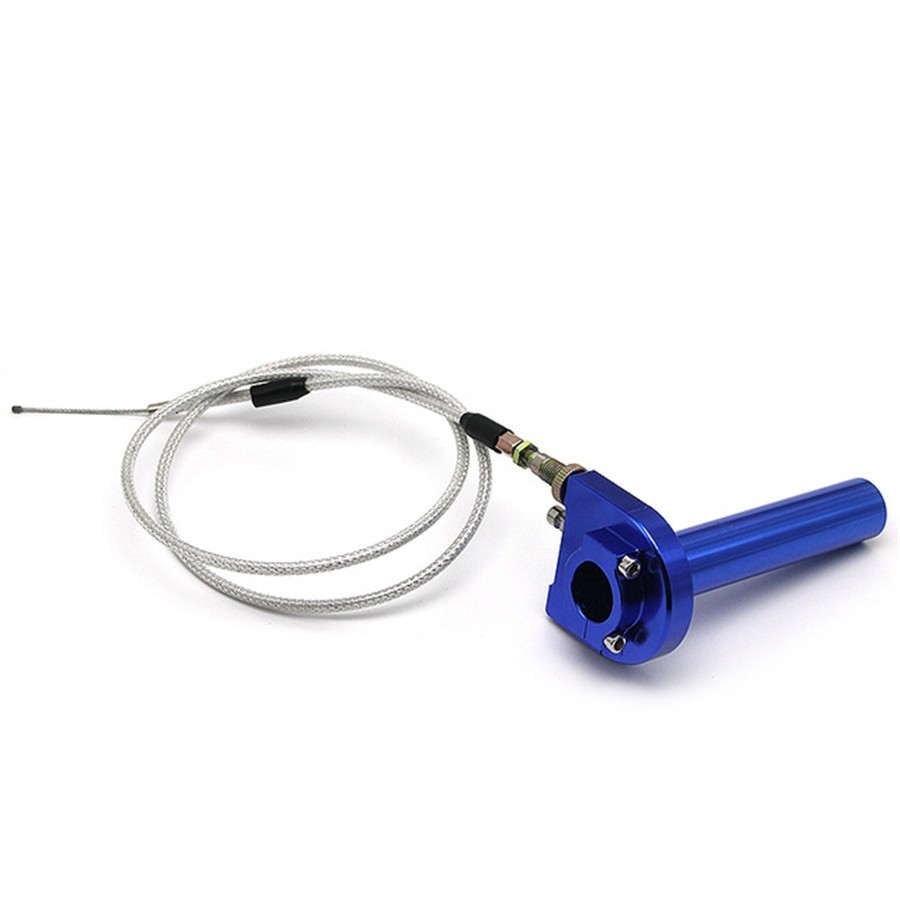 CNC Aluminum Throttle Turn Grip Quick Twister+cable For Motorcycle 22mm Handbar