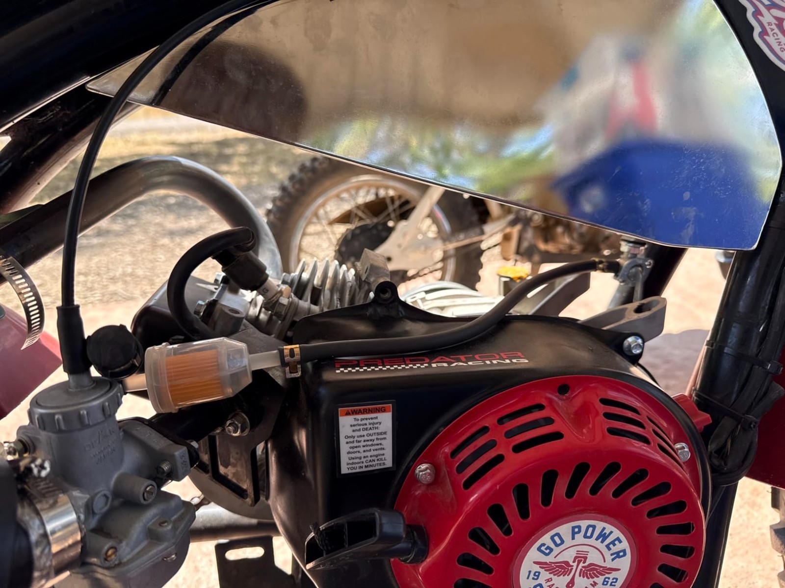el Gas Tank Fuel Can For Hisun HS200-7 196cc Engine Mini Bike