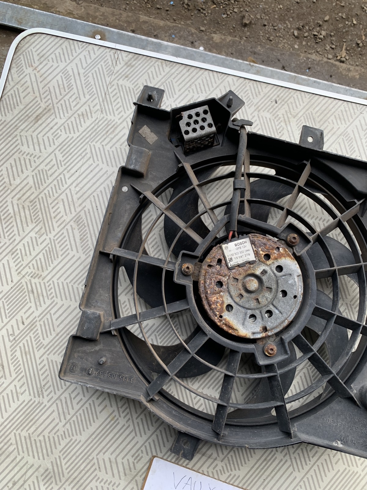 Vauxhall Astra H 2005 1.3 Diesel Cooling Fan 0130303975
