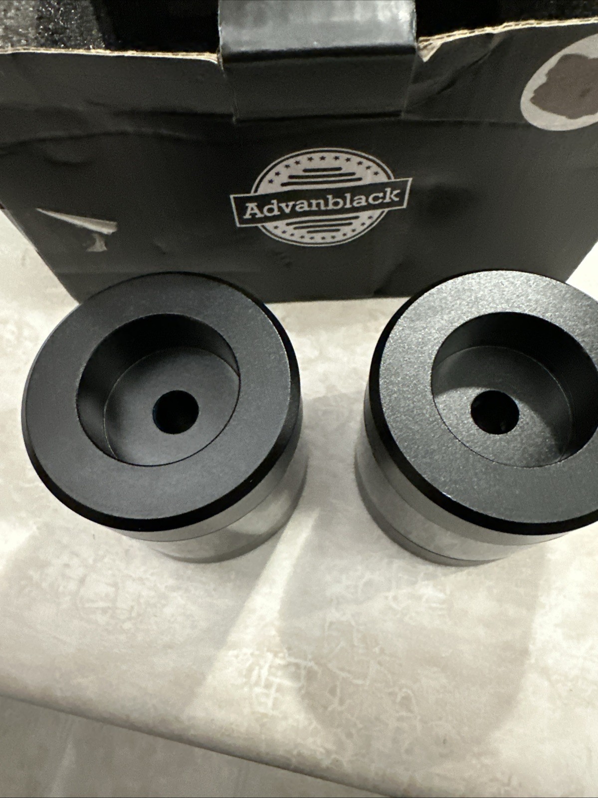 Advanblack ProTek Machined Black CNC Alumium Carbon Fiber Inlay Crash Bar Slider