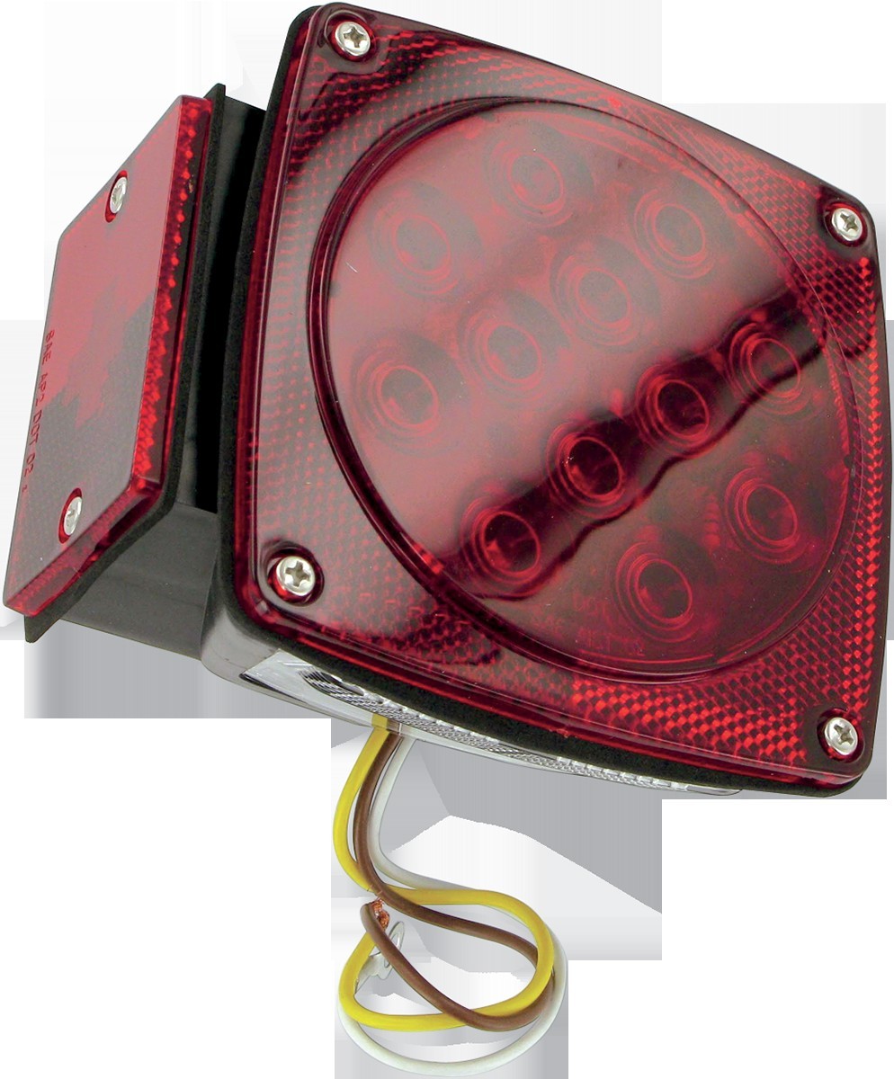 Optronics STL-7RS Lens LED Tail Light for Driver Side, Red