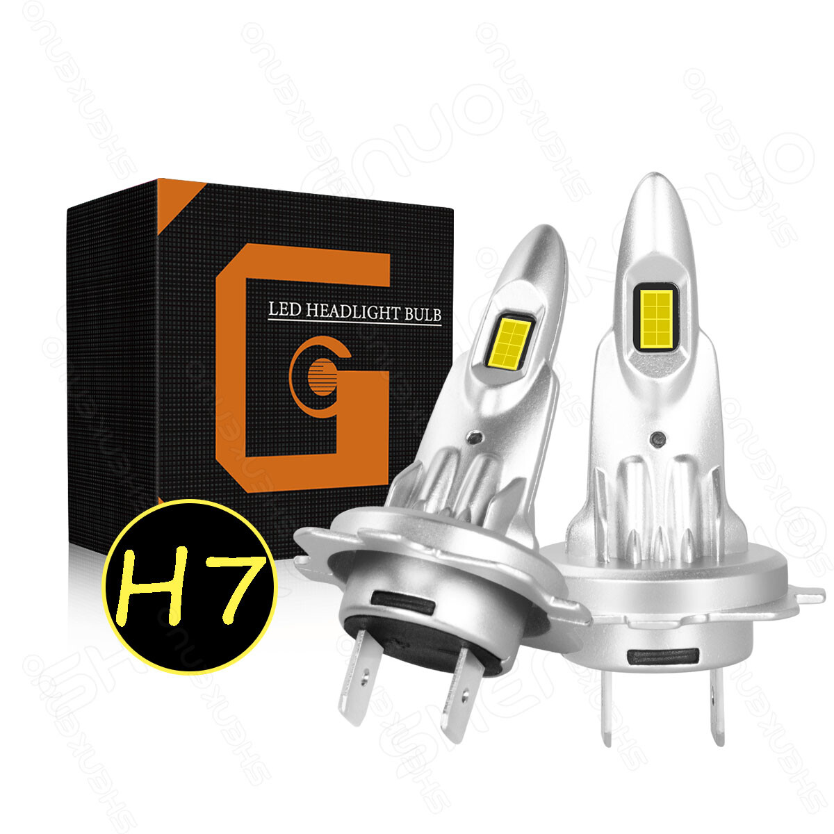 For Honda Goldwing GL1800 2001-2016 Motorcycle LED Headlight Kit H7 6000K Bulbs