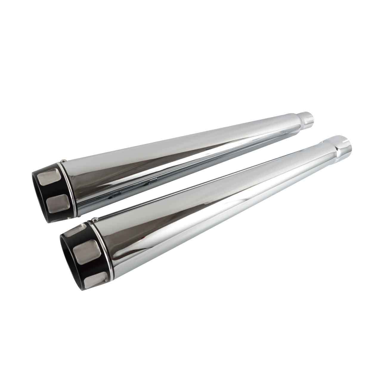 SHARKROAD Exhaust 4.4″ Megaphone For Harley Slip on Mufflers 2017-UP Deep Sound