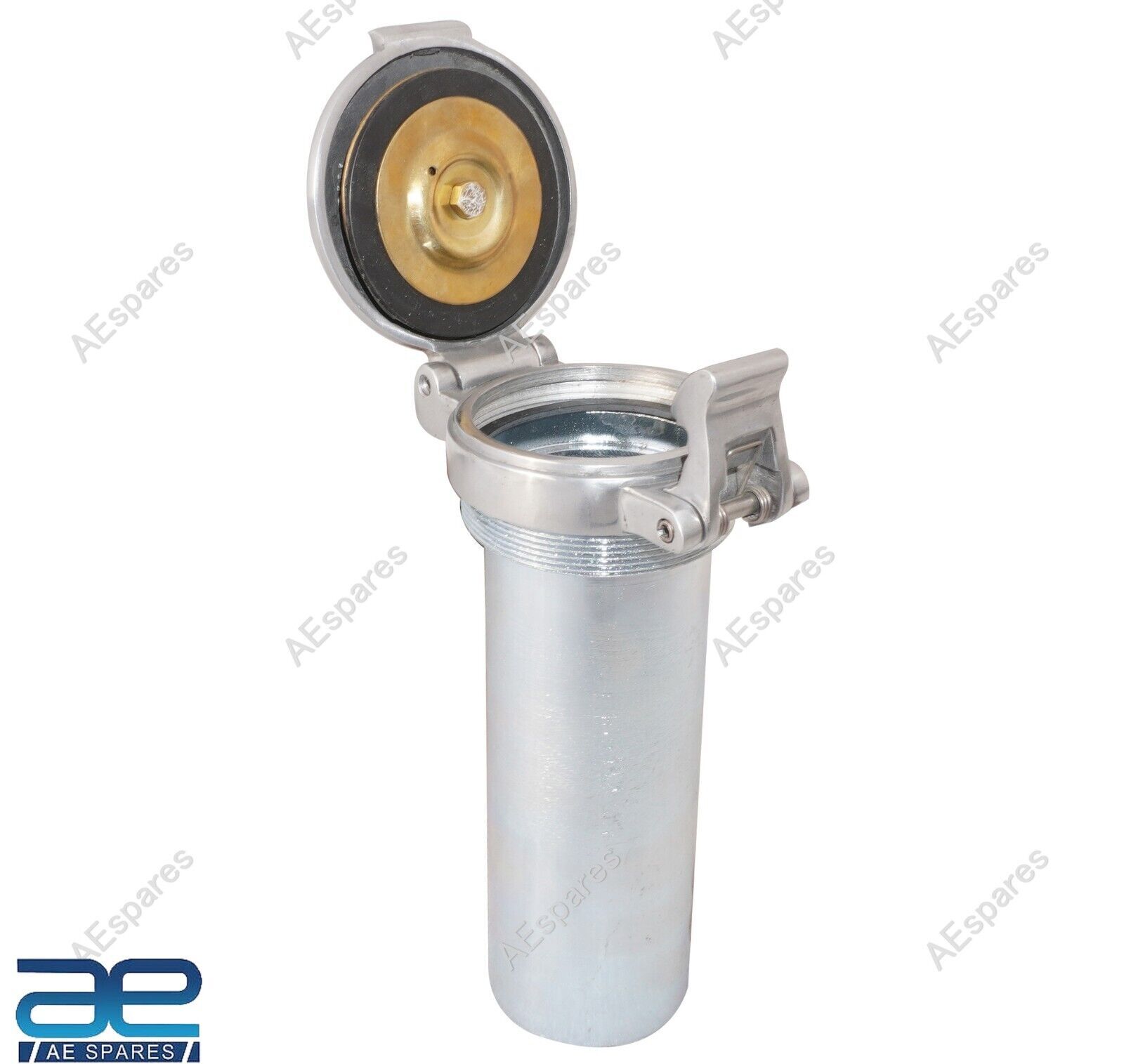 2.5″ Aston Alloy Flip Up Fuel Tank Cap + Steel Filler Neck For BSA Triumph