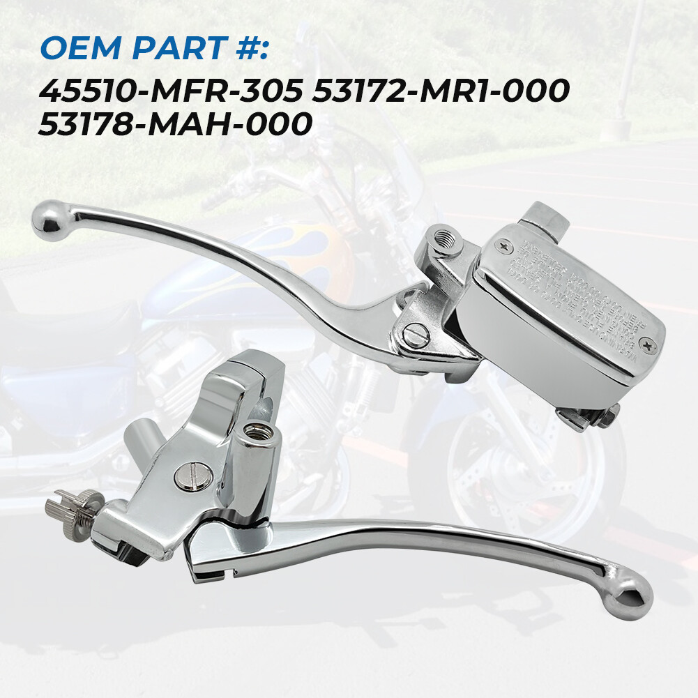 Brake Master Cylinder Set for Honda Shadow VLX 600 VT600C VT600CD 1988-2007