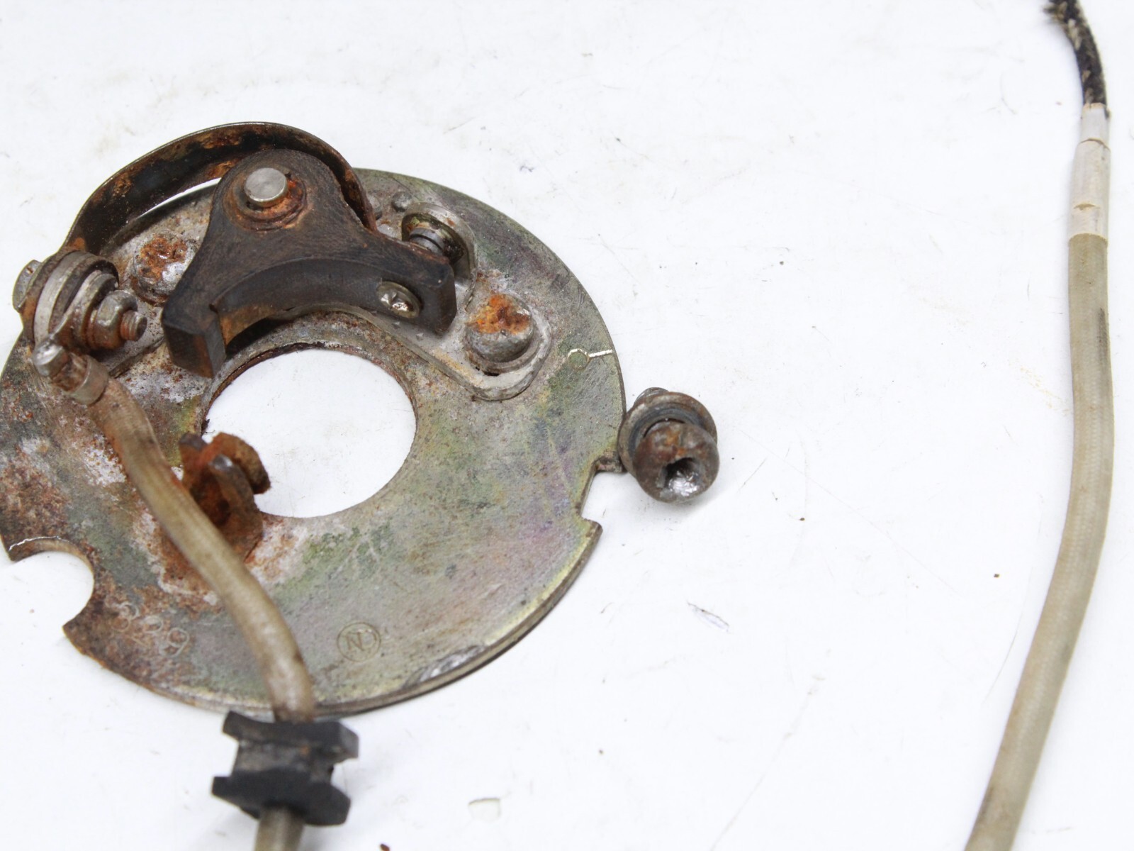 1976 74-76 Honda XL250 XL 250 K3 Ignition Points Plate 30201-107-154