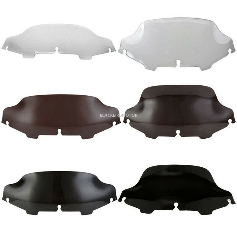 6/8″ Wave Windshield Windscreen For Harley Touring Electra Street Glide 96-2013