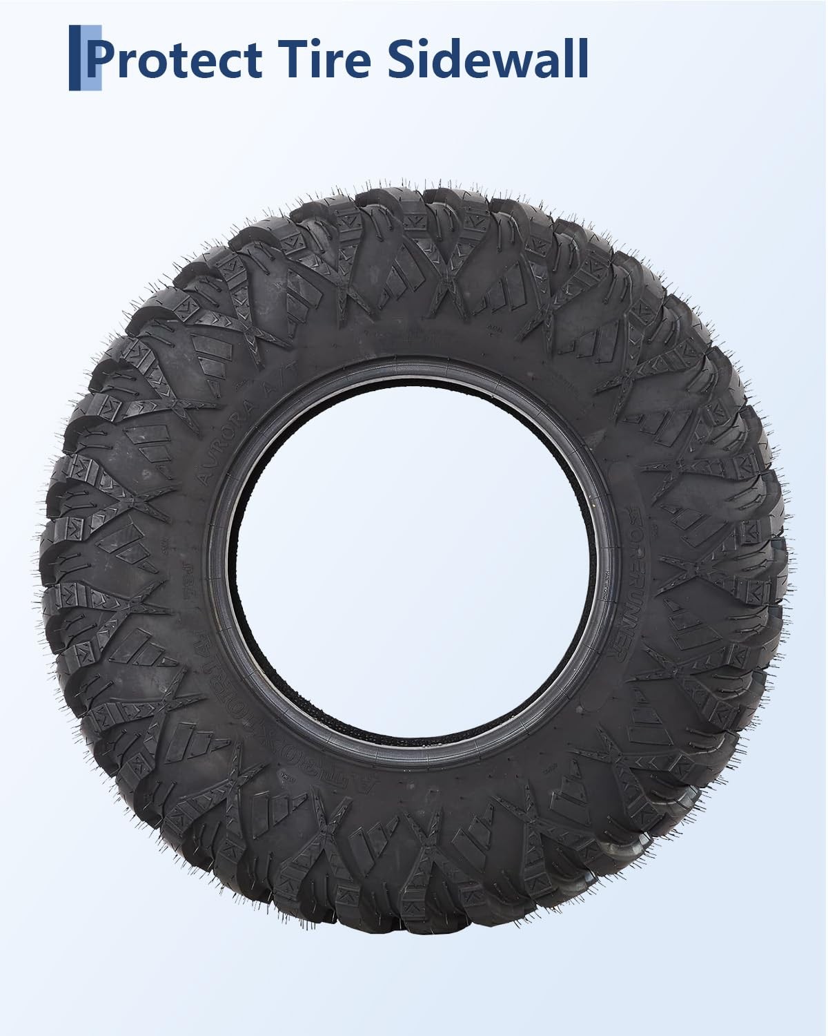 Set of 32x10R14 UTV/ATV Tires, 8-Ply Radial, 16 mm Deep Trea d, 1172 lbs Load 2