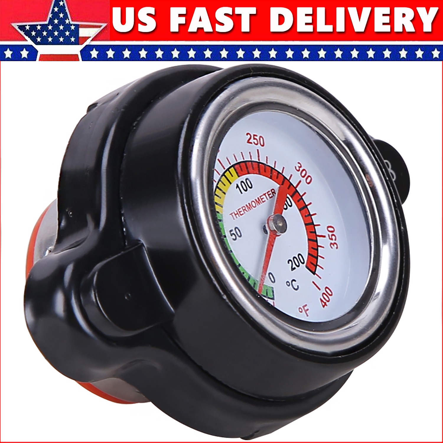 For Honda High Pressure Radiator Cap w/ Temperature Gauge 1.8 Bar Radiator Cap