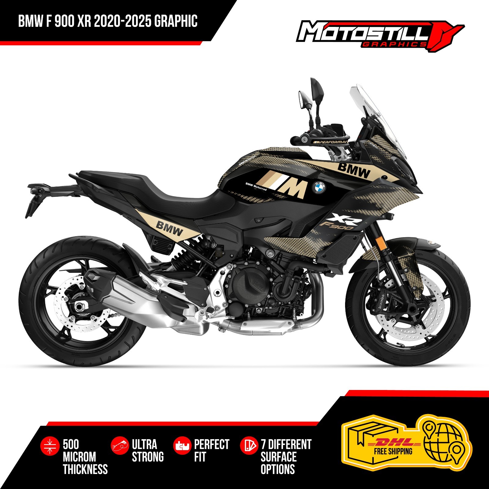 FIT FOR BMW F900 XR 2020-2024 GRAPHICS KIT