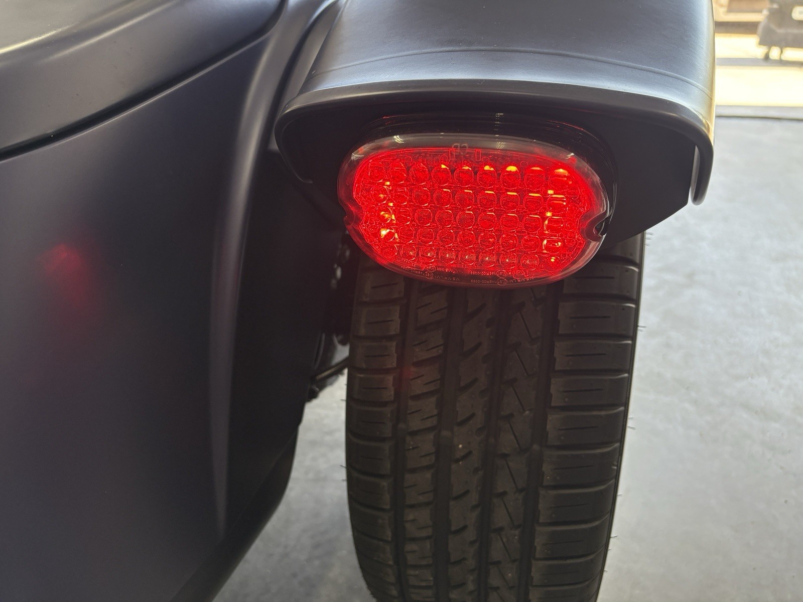 Custom Dynamics Low Profile LED Taillight Smoke Harley Davidson Trike FLTRT FLRT