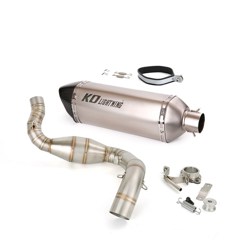 For BMW G310GS G310R 2016-2026 2025 Exhaust System Header Pipe 470MM Muffler