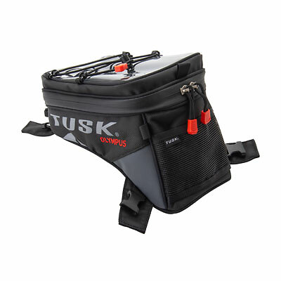 Tusk Olympus Motorcycle 6 litre Tank Bag Small Black/Grey-Dual Sport