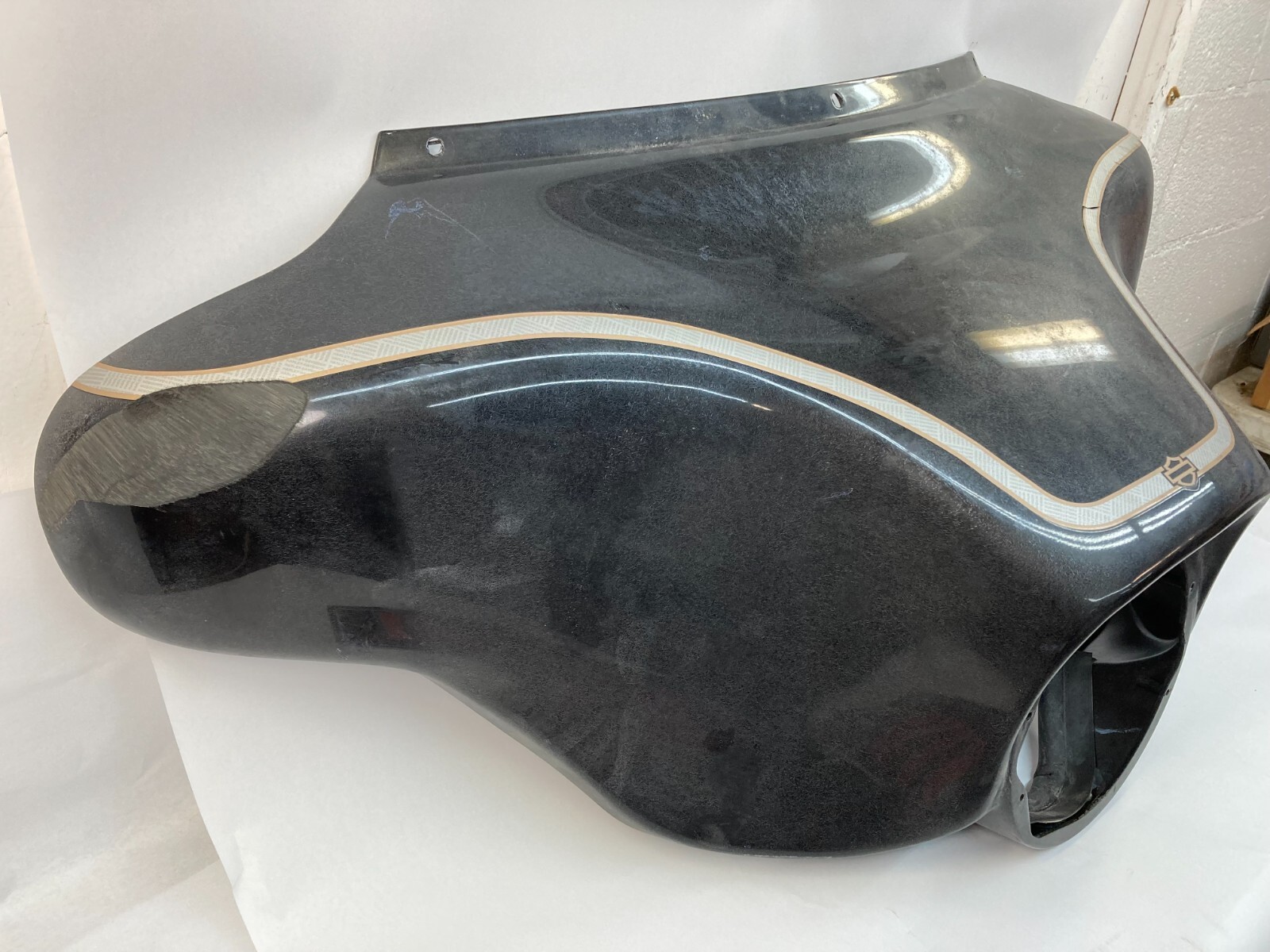 Harley 2003 100th anniversary black ultra classic outer fairing 58236-96