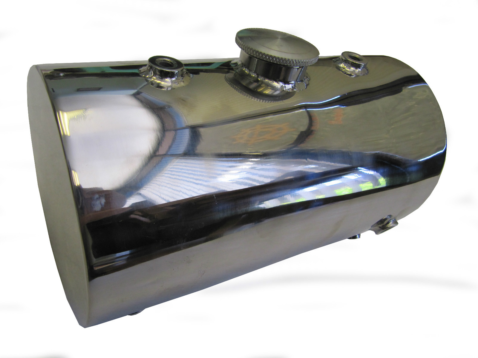 Round Stainless Steel Oil Tank for Custom Motorcycles Harley Chopper Bobber