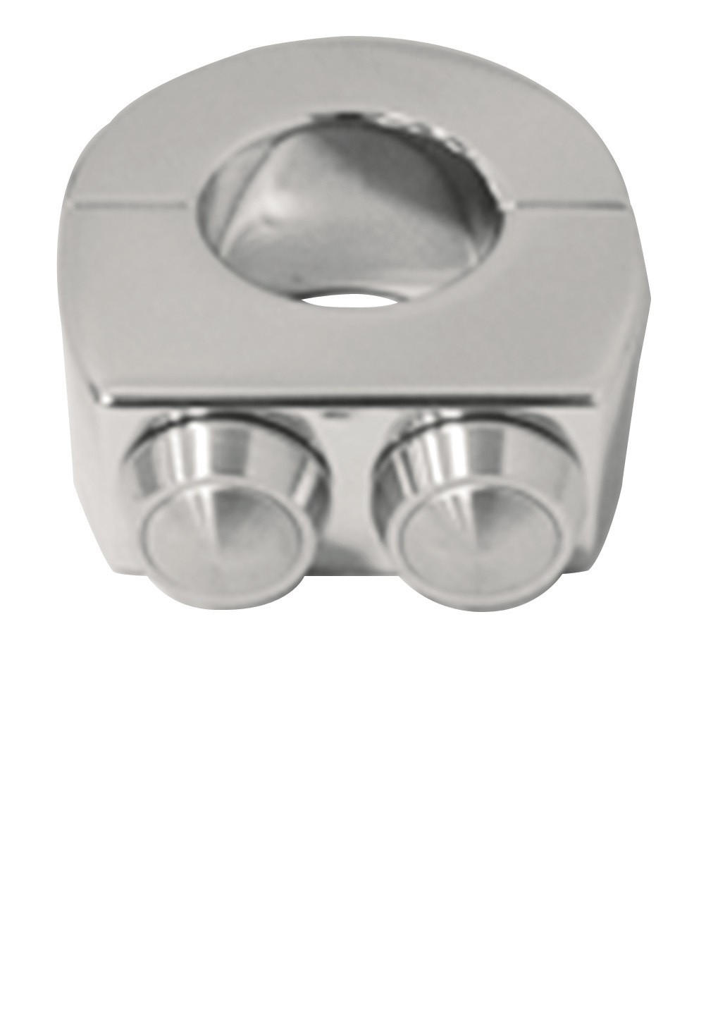 V-Factor 15154 Chrome Billet Switch 1″ Clamps for Custom Use Harley Metric