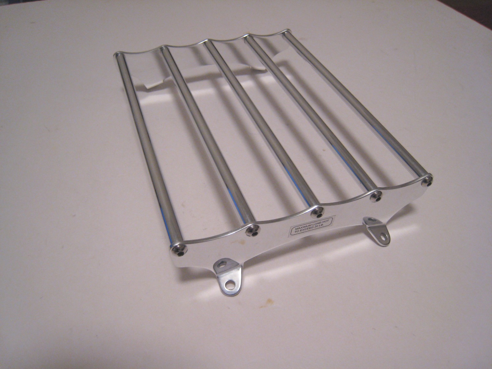 Indian Motorcycle 2003 Chief Vintage Polished Aluminum Luggage Rack, 65-326
