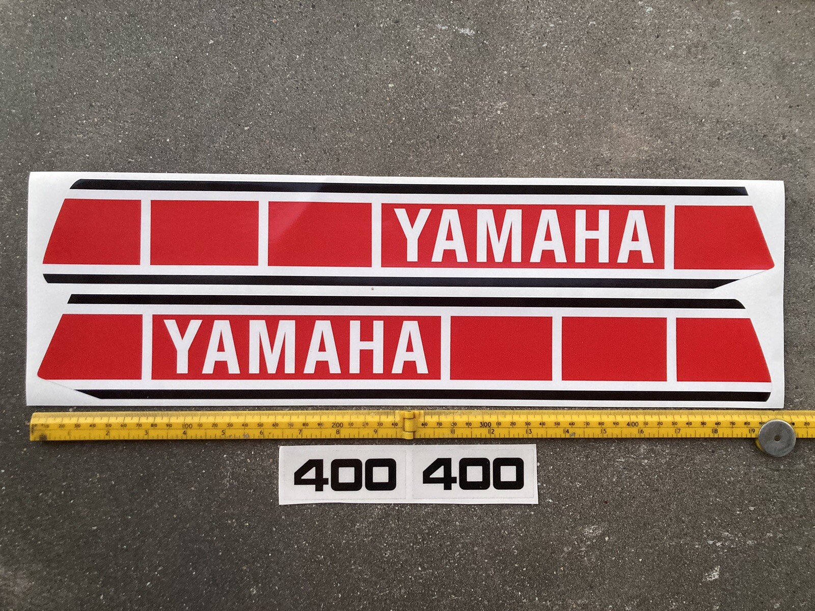 yamaha YZ400 Decal Set/ Sticker Kit (495mm Long x 70mm Wide)