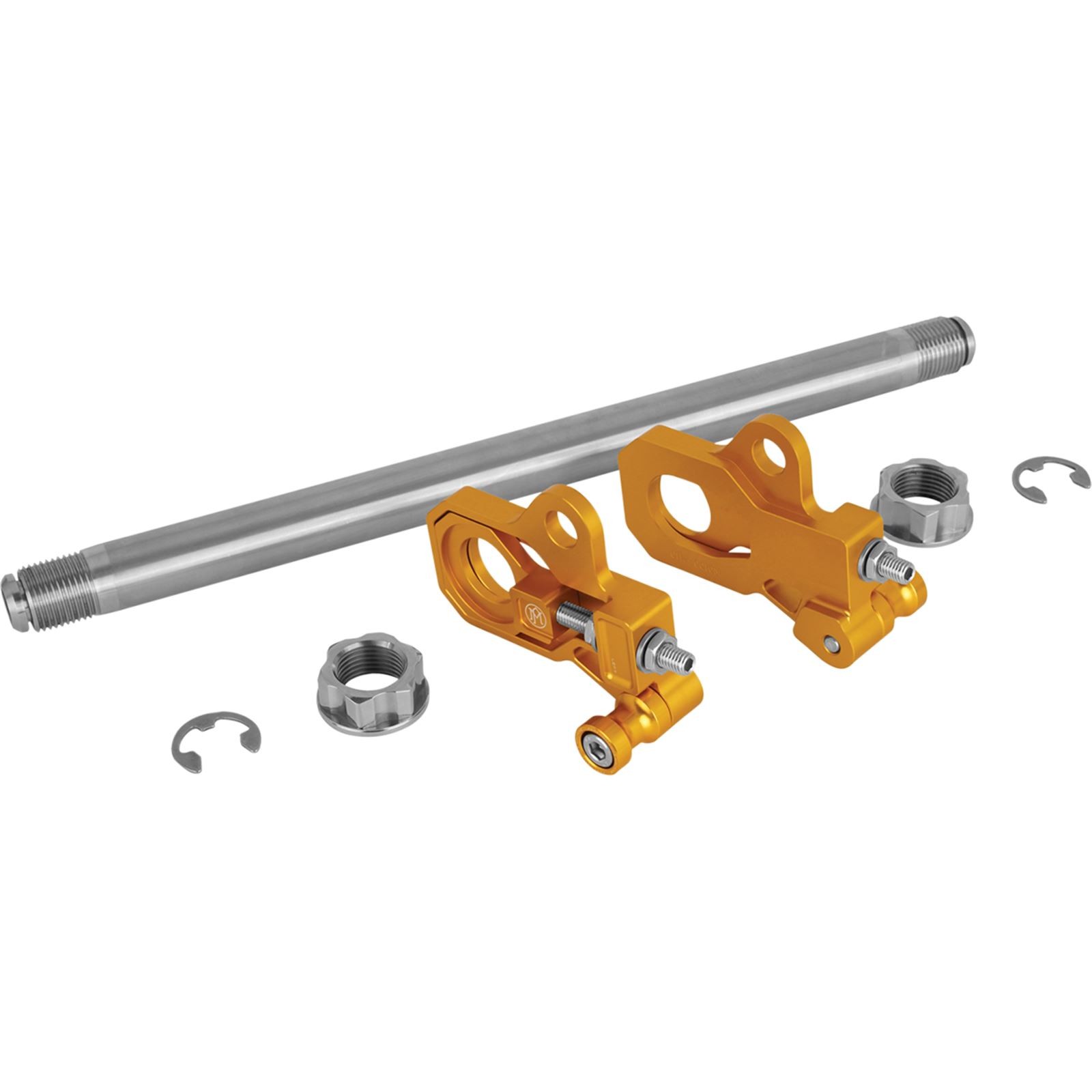 Performance Machine Axle Adjuster Kit – Gold – Rear 0117-0028M-G
