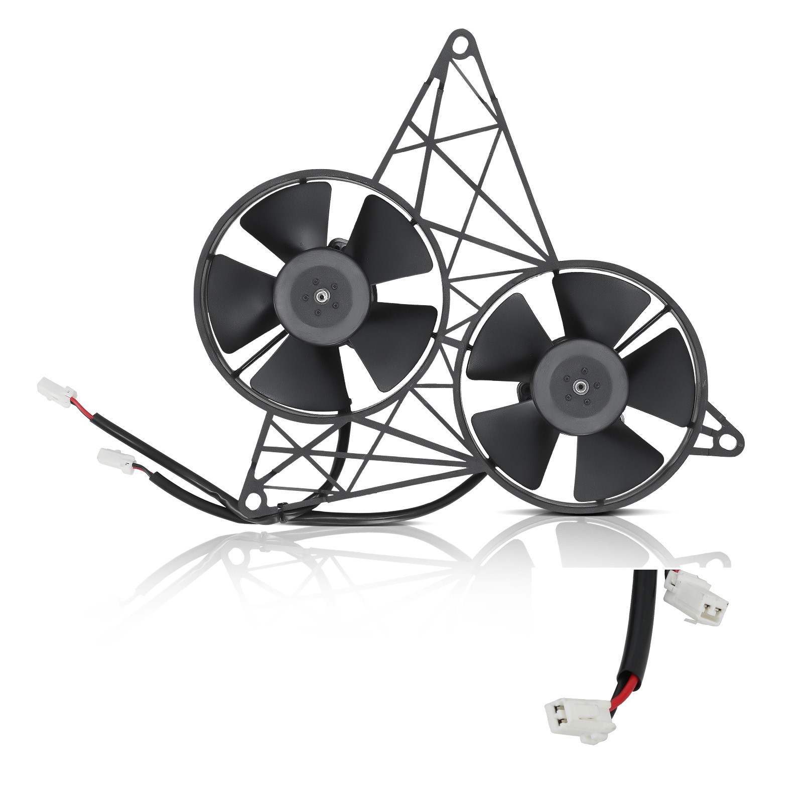 Radiator Cooling Fan with Bracket for Harley V-ROD/VRSC/VRSCDX 30103041 26724-04