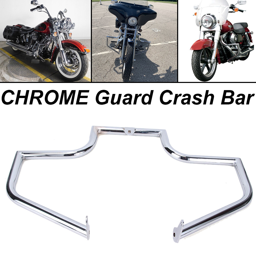 1 1/4″ Engine Guard Highway Crash Bar For Harley 00-17 Softail Fatboy Classic FL