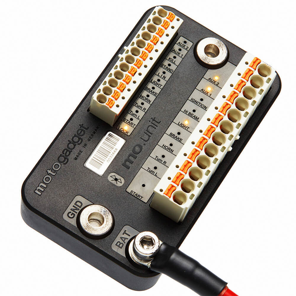 Motogadget”” Mo. Unit Blue”” ECU Digital Moto. Fuses And Relay 4002040 Bluetooth