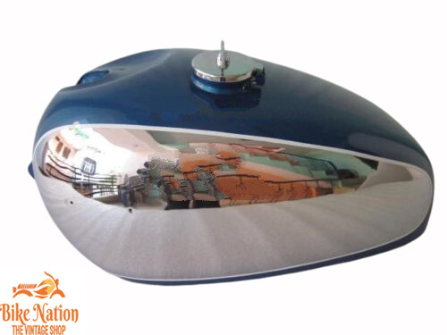 PANTHER M100 M120 CHROME AND BLUE PAINTED GAS TANK WITH CAP FUEL|Fit For