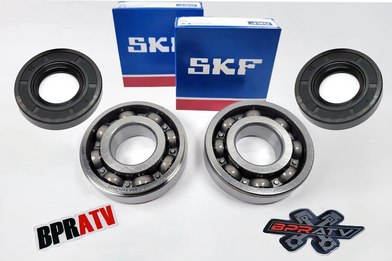 KX60 KX65 KX80 KX85+ SKF OEM Replacement Crankshaft Crank Main Bearings Seal Kit