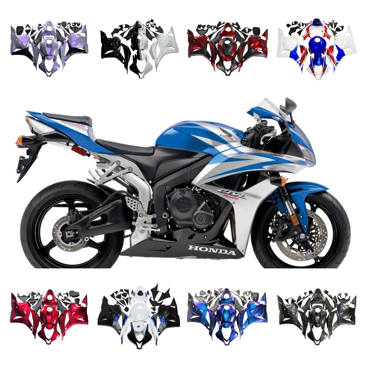 ABS Bodywork Cowlings For Honda CBR600RR F5 2009 – 2012 Fairing Kit Body Kit