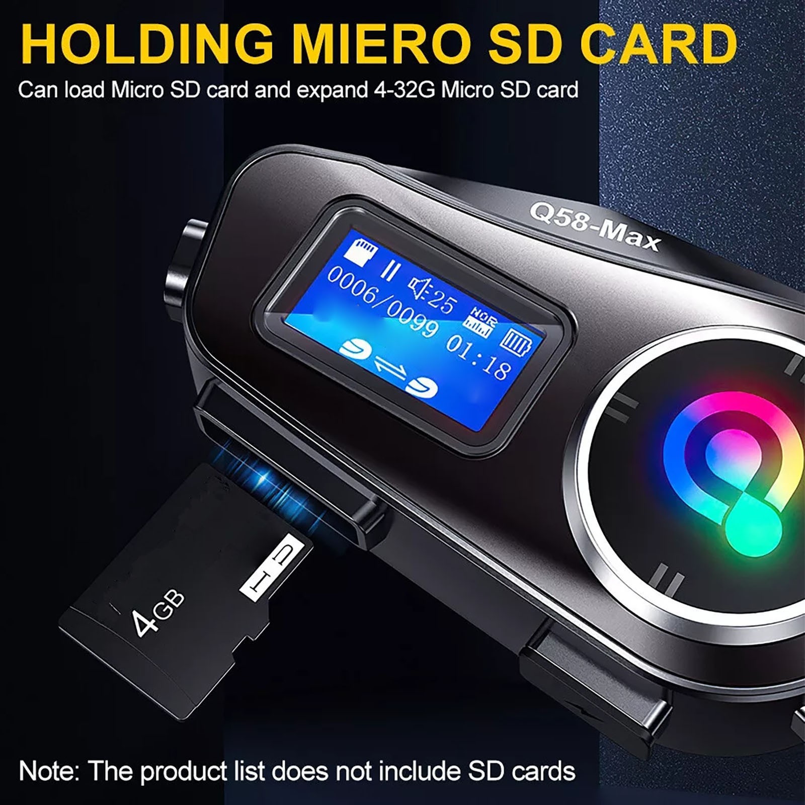 New 1000mAh Waterproof Bluetooth Headset Motorcycle Intercom Helmet LCD