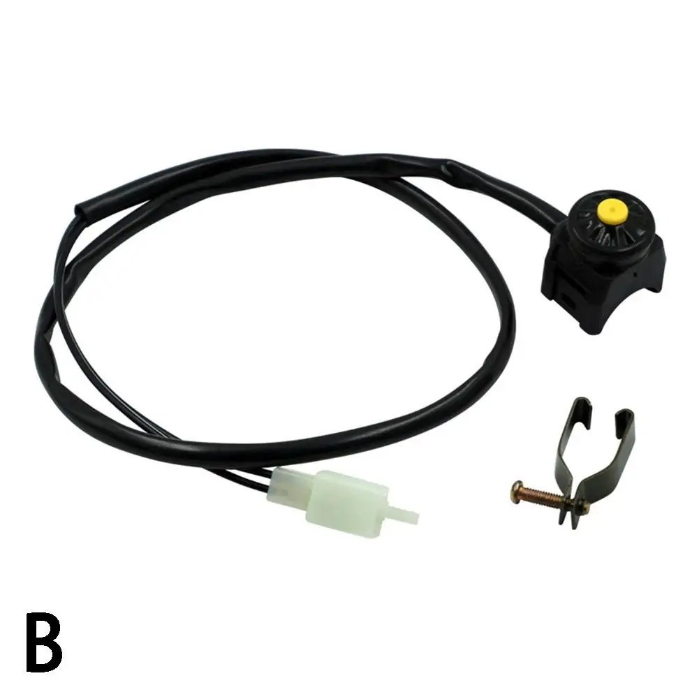 Motorcycle Kill Red Push Button Horn Starter Dirt Bike ATV UTV Dual Sport For 22