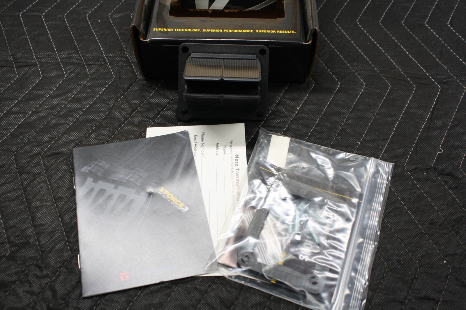 Moto Tassinari V-Force 3 Reed Valve System Yamaha YZ250 1989-1996 V303-FM