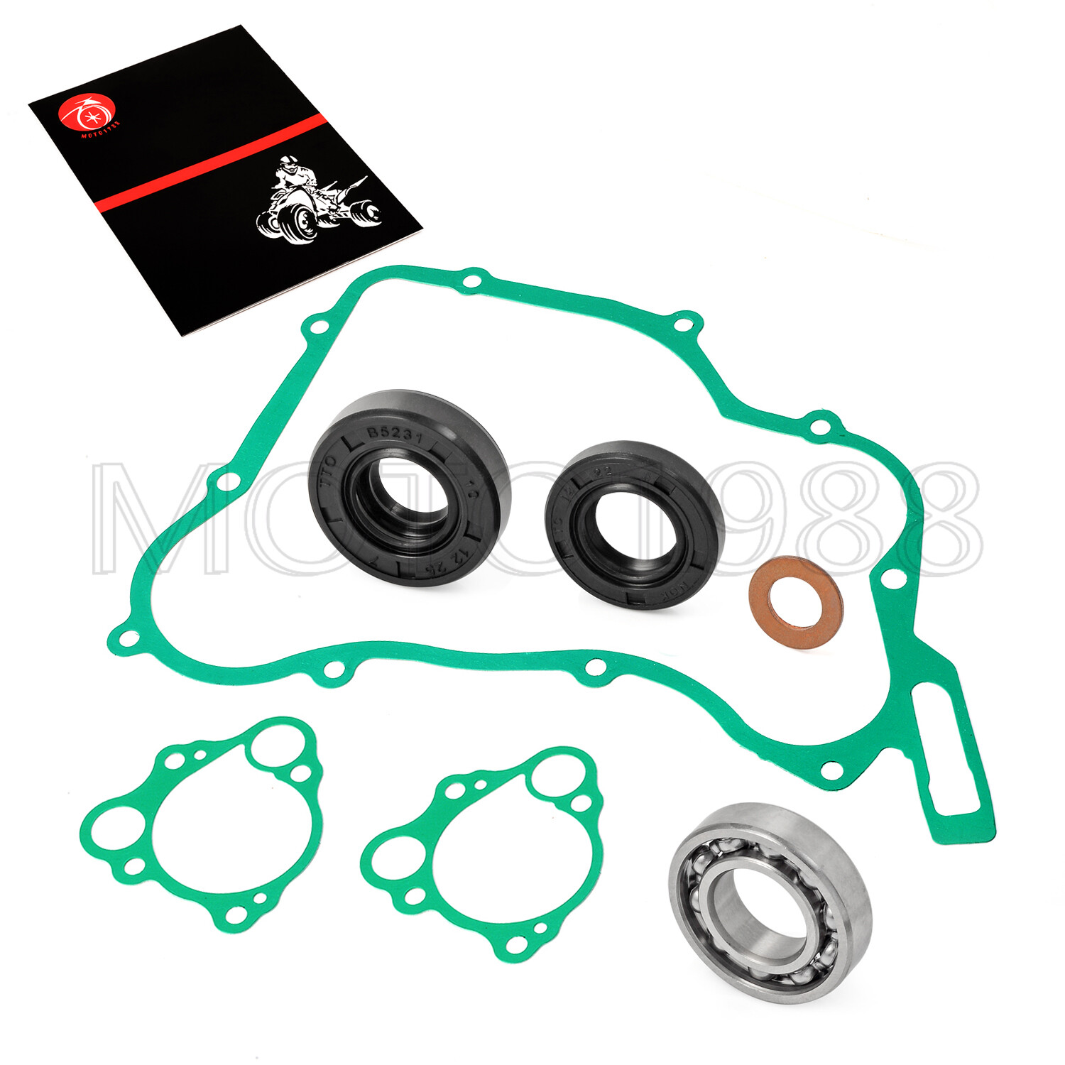 Water Pump Rebuild Kit Impeller Gaskets Seals For Honda CR125 CR125R 1990-2004