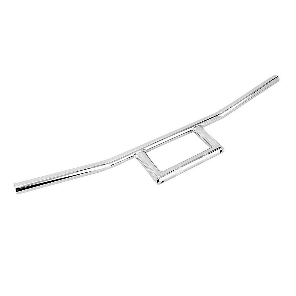 1″ 25mm Motorcycle Drag Z-Bar Pullback Handlebar For Bobber Suzuki Honda Chrome