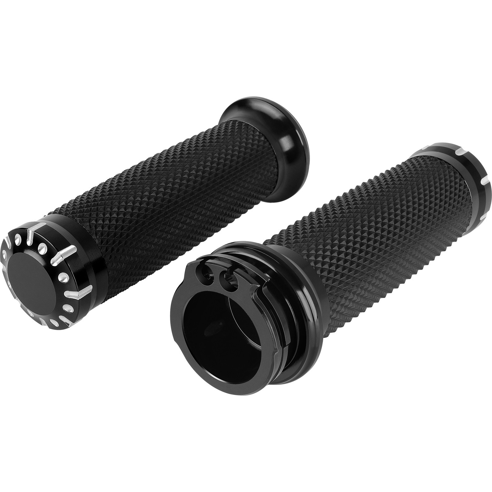 1″ Inch-Handle Bar Hand Grips For Harley Touring Electra Glide Road King Softail